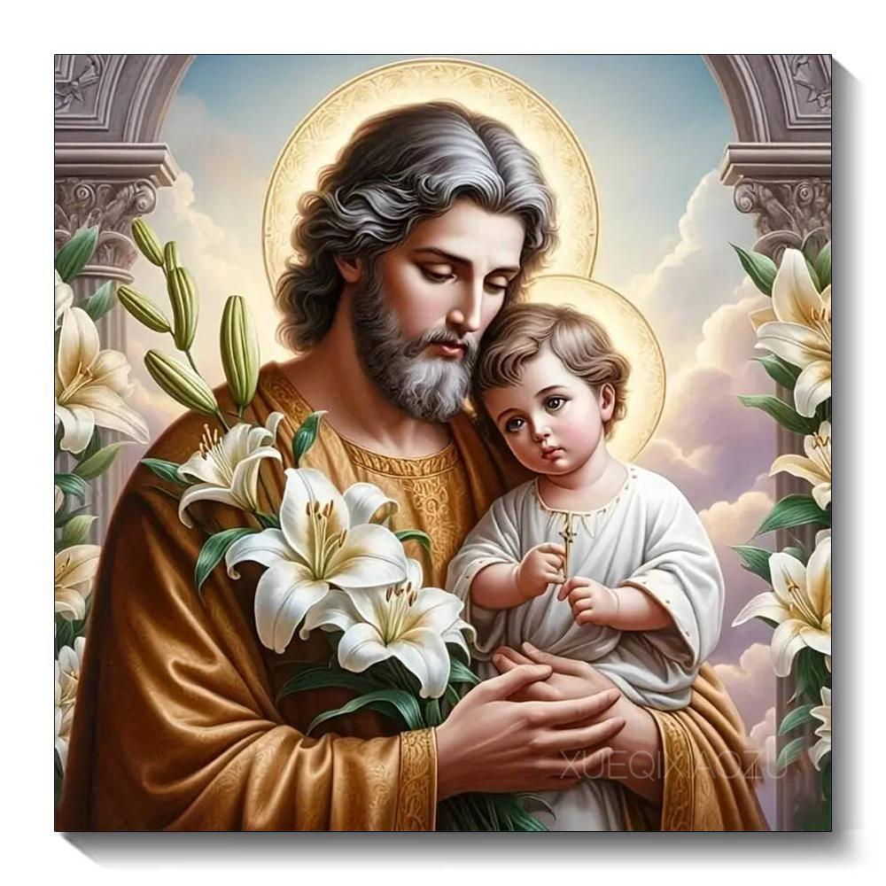 Jesus Religion Diamond Painting Cross Stitch Kits Mosaic Embroidery Home Decoration 5D DIY Art New Arrivals