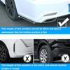 For Renault Megane 2 3 4 RS 200 300 / Clio mk 3 4 5 Rear Bumper Splitter Cover + Diffuser Shark Fin Sticker Car Accessories