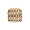 Nordic INS Style Handmade Woven Coaster Square Shape Heat Resistant Heat Insulation Pad Non-Slip Braided Cup Mat Home Decoration