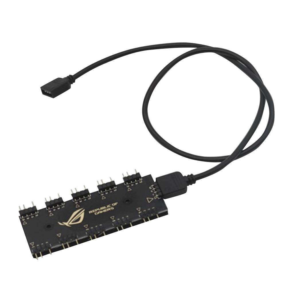 Motherboard RGB SYNC HUB 1 To 10 RGB Extension Cable Splitter for GIGABYTE AURA