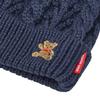 [Miki House] Knitted Hoodie, Knitted Hat, Bear, Plain, Made in Japan, Cable Knit, Hat, Hood, Boys, Girls, Baby, Kids, Baby Clothes, Children's