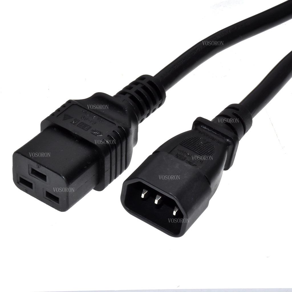 1.8m IEC320 C14 to C19 10A-16A Conversion Power Cord for UPS/Server