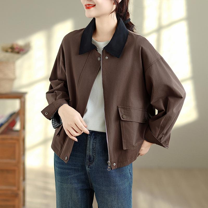 

DIMANAF 2025 Новые осенне-зимние женские пальто куртки больших размеров толстый хлопок свободный кэжуал женская верхняя одежда винтаж M