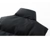 Men's Winter Trendy Solid Color Sleeveless Cotton Vest Jacket 8276