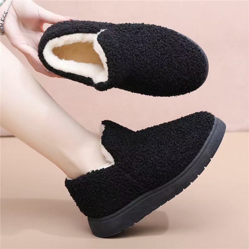 New Style Shoes: Women's Cotton Shoes, Soft-soled Woolen Shoes, Casual and Fashionable Snow Boots, Thickened Shoes