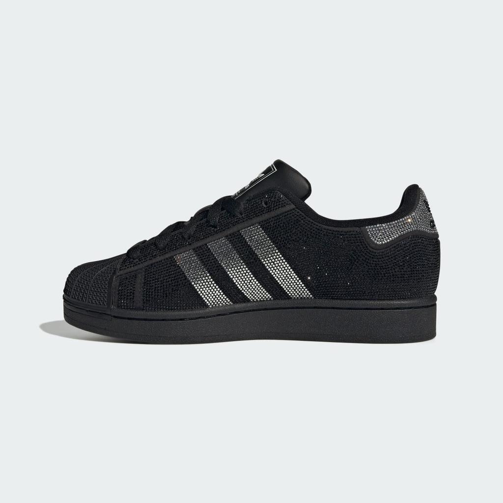 adidas SUPERSTAR II IH4200 Unisex Originals Sneakers Core Black / Silver Metallic / Off White