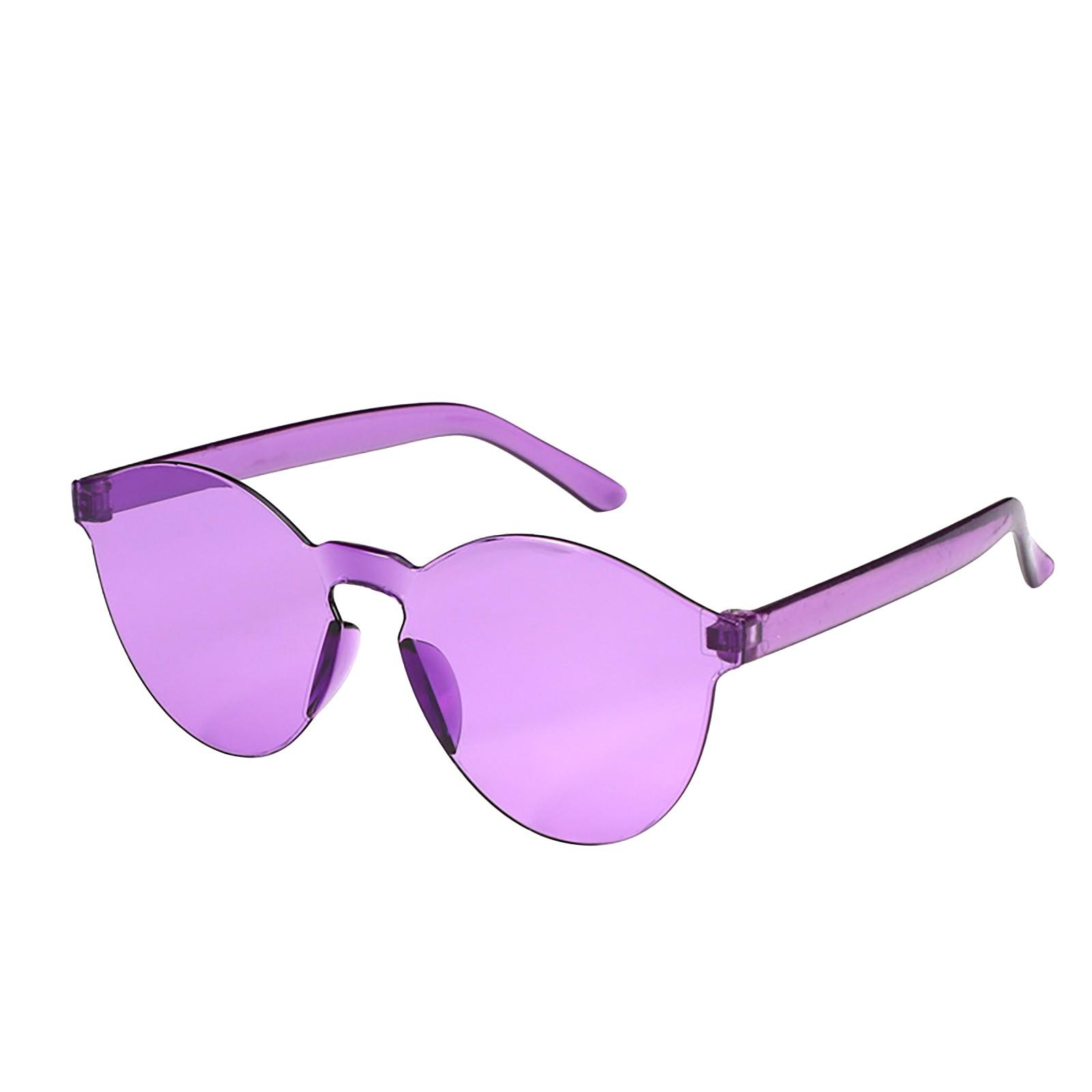 

Кружевные солнцезащитные очки без оправы Желейные прозрачные солнцезащитные очки