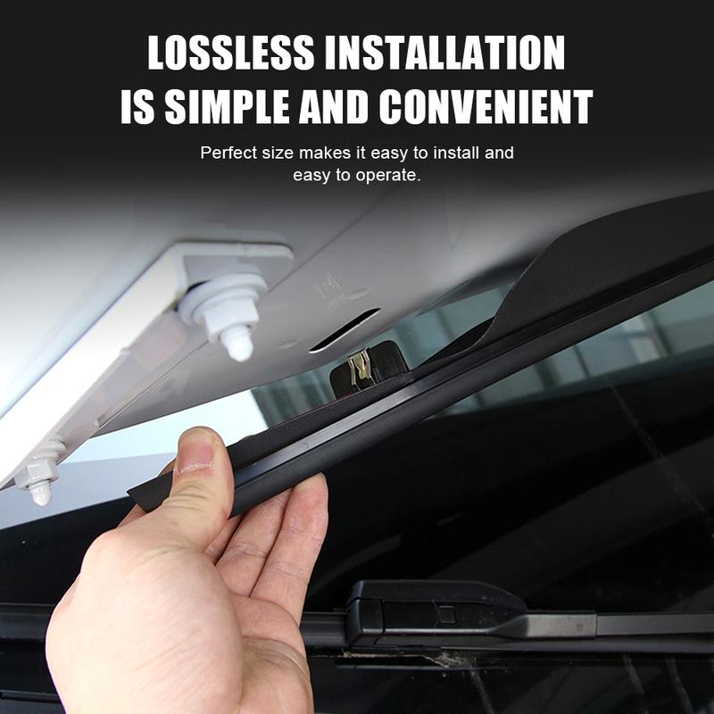Front Chassis Cover Water Strip Air Inlet Protective Cover 1 Set Modification Accessories For Tesla Model 3 Y Hood Sealing Strip