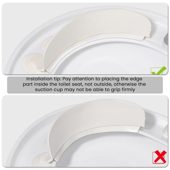 Záchodová zástěra pro muže a chlapce Univerzální deflektor moče se silnými přísavkami, opakovaně použitelný PVC štít na toaletní sedátko