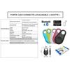 Porte clé connecté - iTracing - Géo localisable - Blanc - Application dédiée - 25 mètres de portée