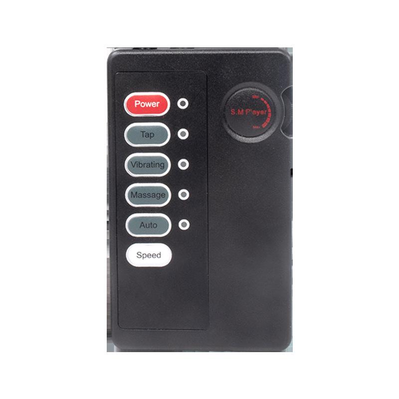 Rechargeable Remote-Control Shock Anal Plug - Erotic BDSM Device for Anus and Vagina Stimulation
