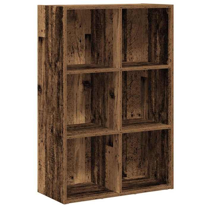 VidaXL Bookcase/Buffet Old Wood 66x30x98 Cm Engineered Wood, Bookcase, Bookshelf, Storage Cabinet, 855826