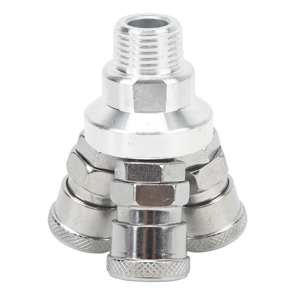 3 Way Quick Coupler Universal Type Male Thread Swivel Air Compressor Fittings G1 2