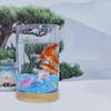Glass Desktop Fish Tank High Transparency Ecological Tank Betta Fishtank  Desktop Decoration