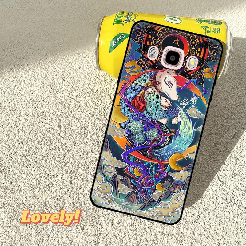 Chinese Zodiac Dragon Tiger Phone Case For Samsung Galaxy J5 J3 J7 A5 J1 2016 2017 J2 Core J8 A9 J4 J6 A6 A8 Plus 2018