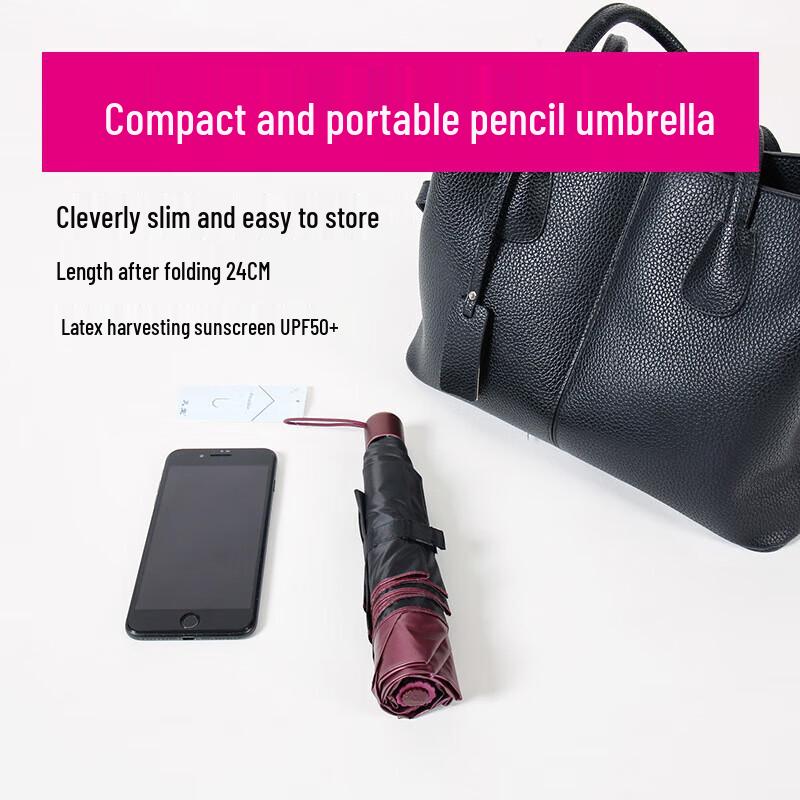 Tiantang 307E 'Snow, Moon, Wind, Flowers' UV Protection Compact Umbrella