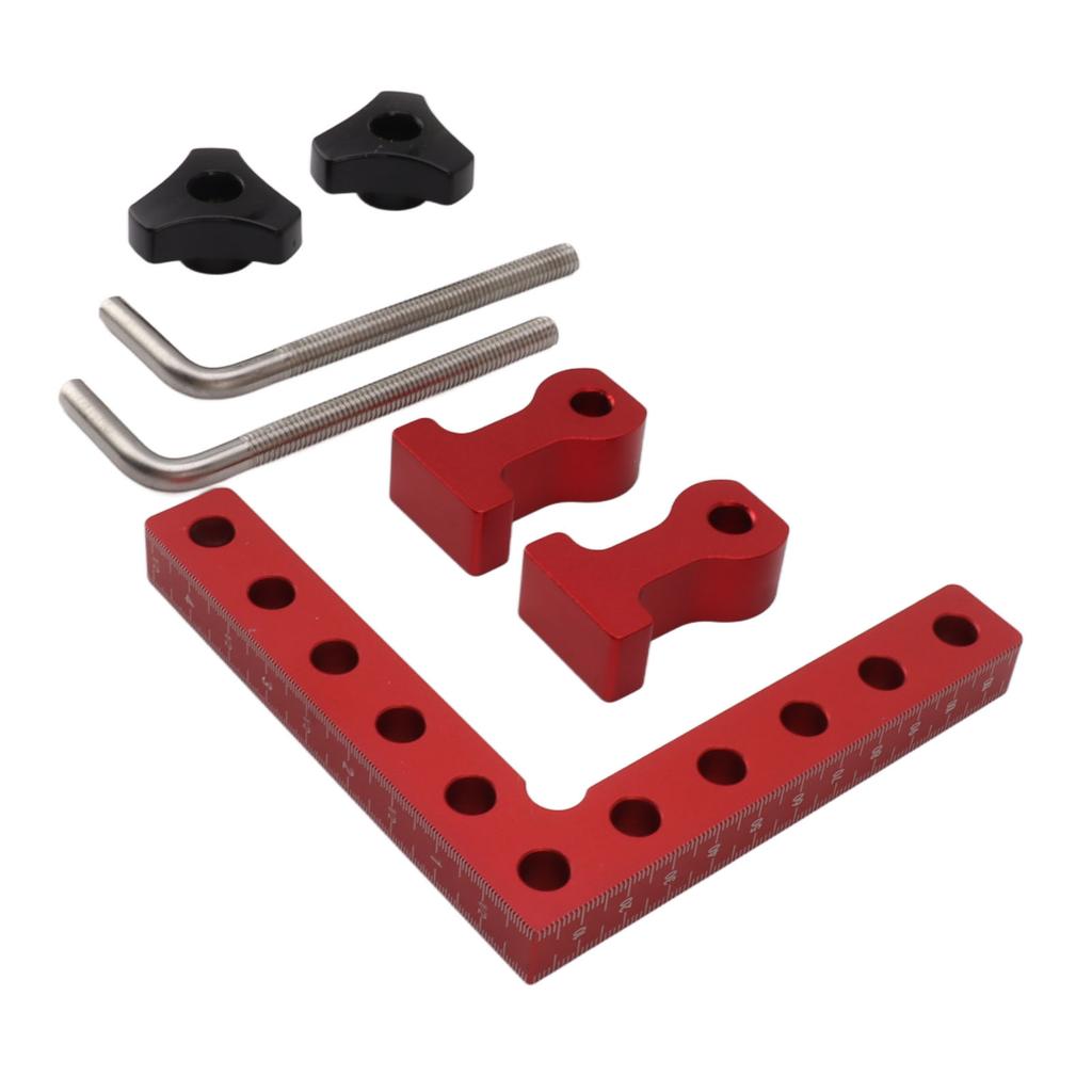 90 Degree Positioning Squares Aluminum Alloy Woodworking Right Angle Corner Clamping Square Tool for Picture Frame Box