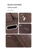 Großer Kofferraum-Organizer für das Auto, Leder mit Schafsfellmuster, Aufklappbares faltbares Design.