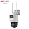 Câmera de Segurança PTZ Wi-Fi para Exterior Hikvision 4MP Lente Dupla Plugue CN (adaptador incluso)