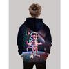 Children's Clothing, Boys' Creative 3D Printed Hooded Sweatshirt, Boys' Casual Sports Long Sleeved Hooded Top