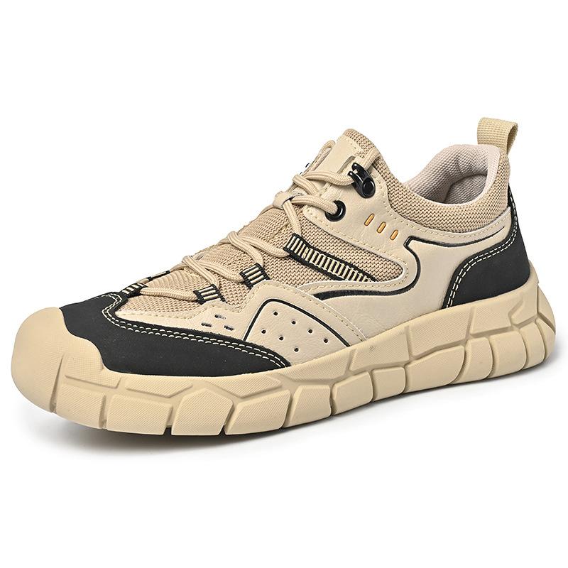 Herrenschuhe in großen Größen, neue Frühling-, Sommer- und Herbst-Atmungsaktiv-Mesh-Freizeitschuhe, Outdoor-Sportarten, rutschfeste Wanderschuhe