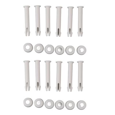 12 Pack Bracket Swimming Pool Fitting Kit Joint Nail Bolt Pin PVC Practical Joint Pin for INTEX