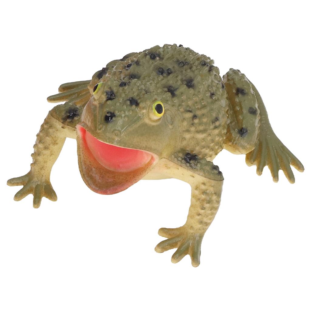4pcs High Simulation Toad Model Bright Color Toad Toy Set Tricky Squeeze Toad Toys for Children