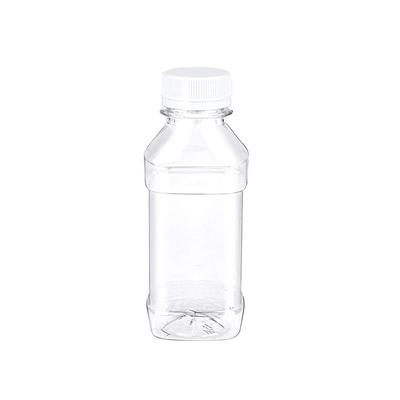 10/20 Stück 100 ml klare, nachfüllbare leere Flaschen aus Kunststoff, auslaufsicher, tragbar, für Saft, Wasser, Getränkebehälter, Getränkeflaschen