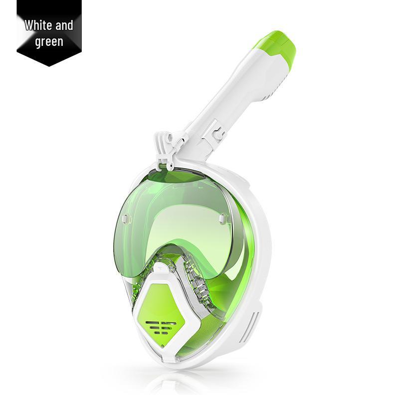 

Anti-Fog Full Dry Snorkeling & Diving Mask with Children s Goggles