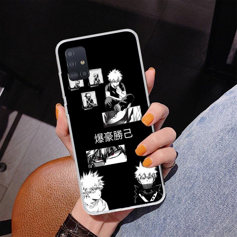 My Hero Bakugou Katsuki Phone Case For Samsung Galaxy A52 A32 A22 A12 A51 A31 A50S A30S A20S A10S Note 20 Ultra 10 Plus S10 A72