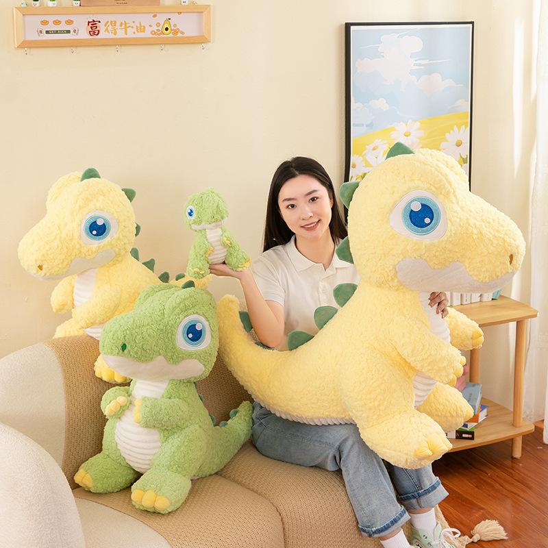 Big Eyed Dinosaur Plush Toy Tyrannosaurus Rex Doll Children's Pillow Soothing Doll Grabbing Machine Doll