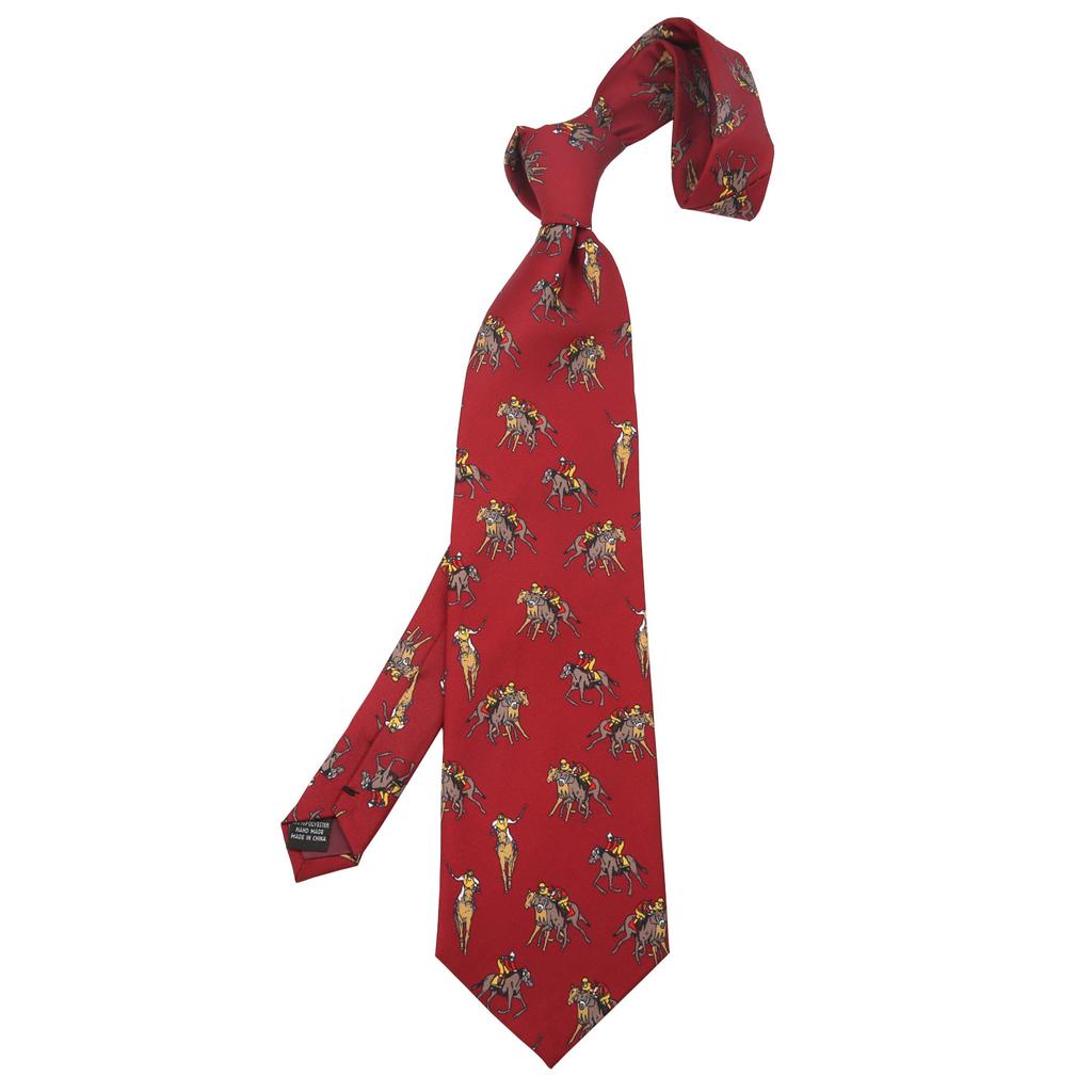 Retro Wide Version Hong Kong Style Thin Style Interesting Italian Style Men's and Women's Fashion Suit Printed Tie