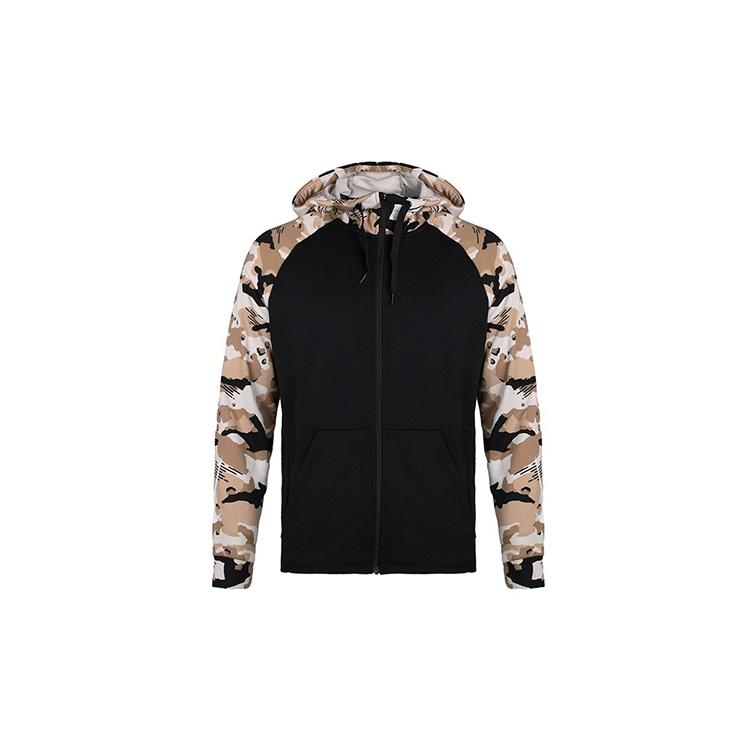 Men s Nike Camouflage Splicing Jacket Black AQ1139-010 M