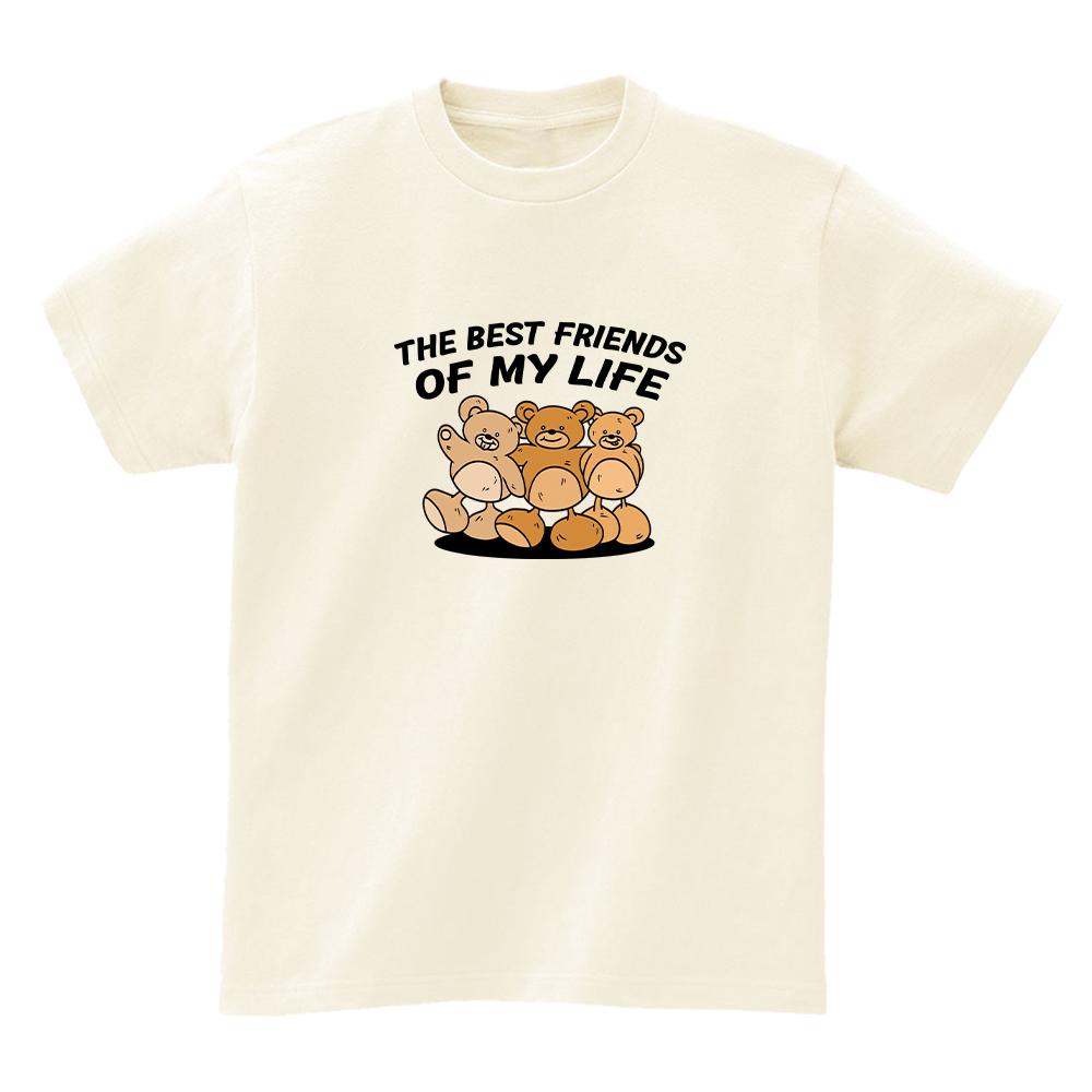 Awesome Us The Best Friends Of My Life T-Shirts_4Color Black/Xl