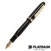 Platinum #3776 Century Fountain Pen Black In Black Music Nib PNBM-20000#1-6