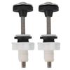 Water Tank Screw Toilet Pan Fixing Sealing Fitting Close Coupling Bolts Stainless Steel Tank Fixture Bolts Rubber Foam Seal