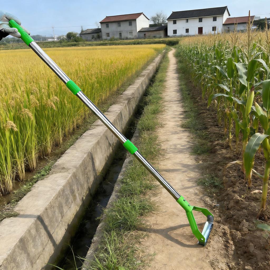 Binette Étrier Binette de Jardin Acier au Carbone Robuste Efficace Binette à Fouir pour Désherbage Jardinage