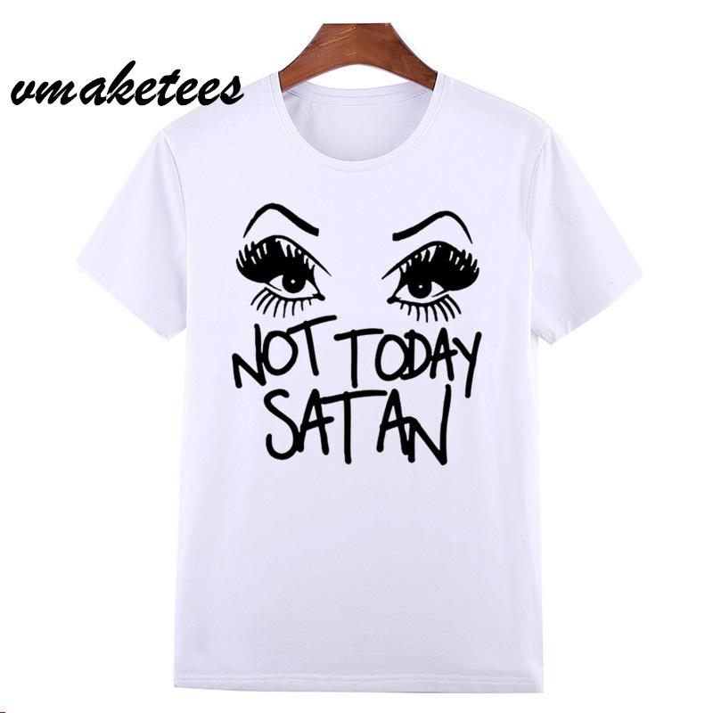 RuPaul Not Today Satan Not Today RuPaul S Drag Race T-shirt O Neck Short Sleeves