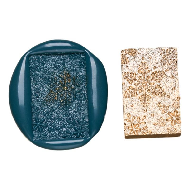 Christmas Seal Stamp Head Replacement, Embossed Seal Stamp Head for Seal Envelope, Invitations Scrapbooking Decoration