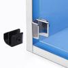 Round Shower Glass Door Handle Showcases Cabinet Drawer Metal Clamp Pulls Bathroom Hardware Rustproof Easy To Install