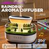 2026 Neuer simulierter Regentropfen-Aromatherapie-Diffusor Waldgrüne Landschaft Ätherisches Öl Luftbefeuchter Mit Natürlichem Weißem Rauschen Musik