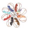 Handcrafted Copper Wire Wrapped Tree of Life Natural Stone Necklace