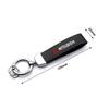 Car Key Accessory New Metal Leather Emblem Keychain Key Ring Cover For Mitsubishi ASX Lancer Pajero Outlander L200 EVO Accessory