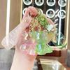 Iridescent Acrylic Bear Keychain Ornament - Exquisite Gift Bag Pendant