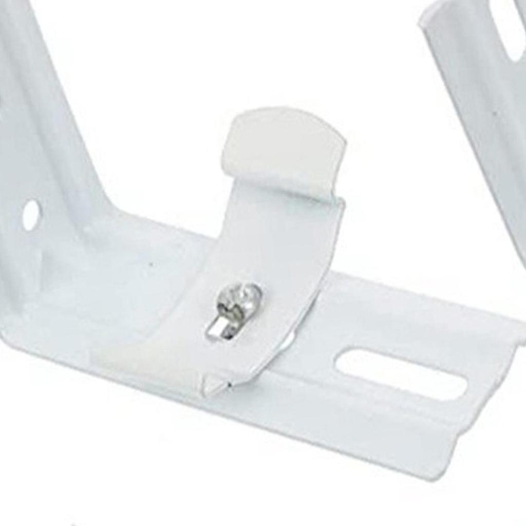 4-Piece Brackets, Heavy-Duty Portable Spare Parts for Window Headrail Mounting, Professional Iron