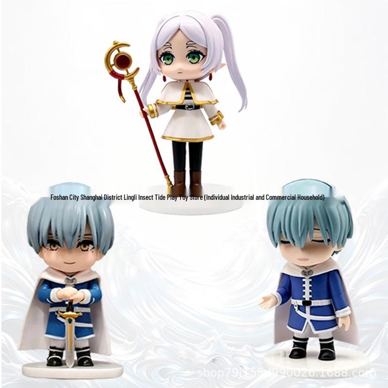 Q Version Frieren: Beyond Journey's End Anime Figures - 8 Types Blind Box Models & Ornaments