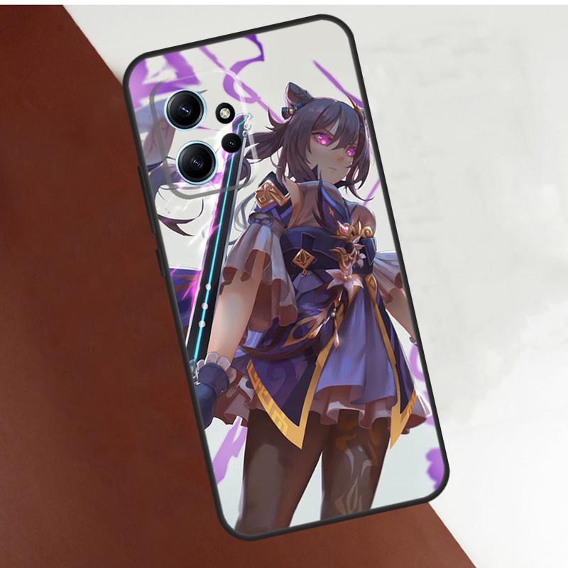 Keqing Genshin Impact Anime Hülle Für Xiaomi Redmi Note 12 11 10 8 9 Pro 12S 11S 10S 9S Hülle Für Redmi 12 9C 10C 12C