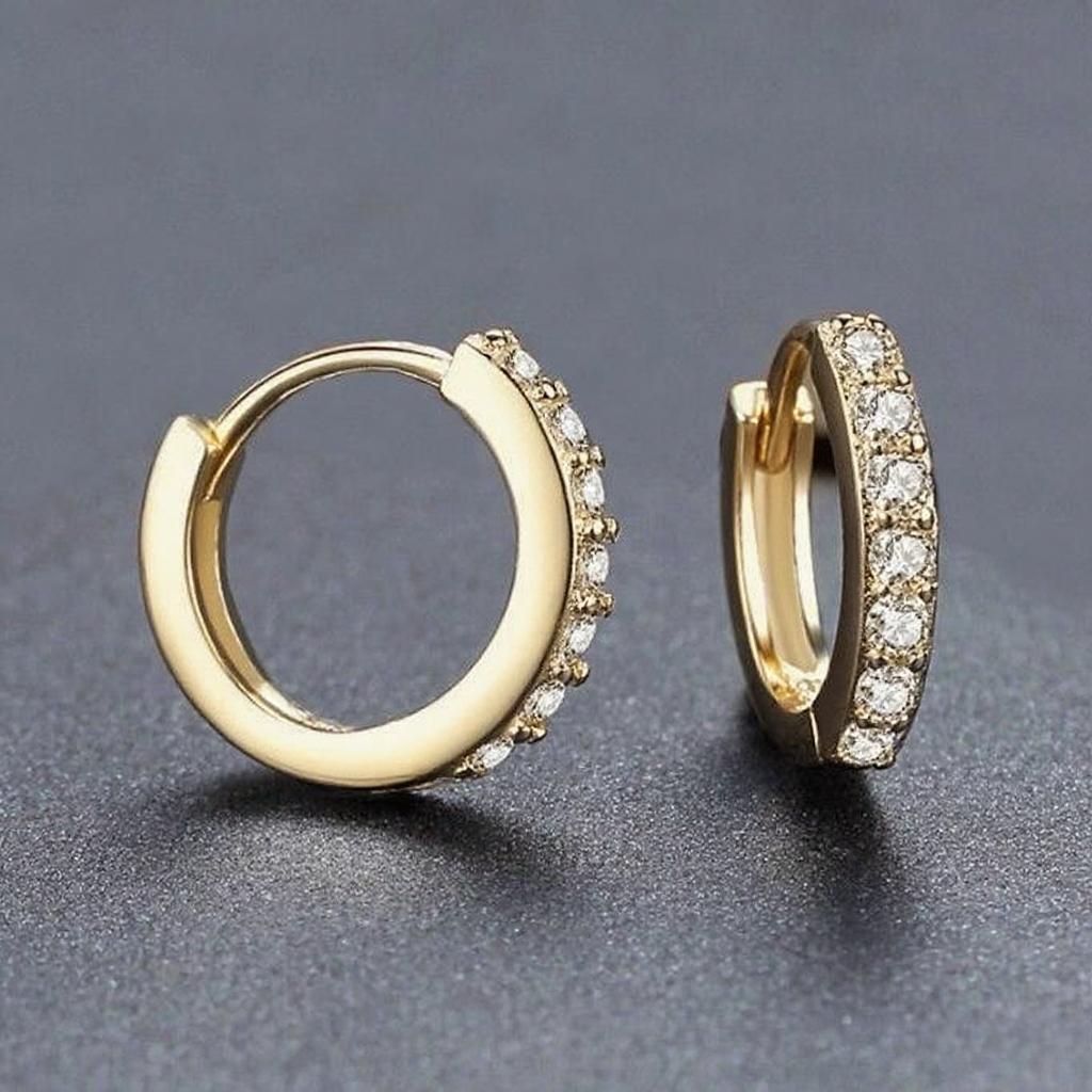 925  Silver Shining Zircon Earrings for Women Vintage Simple Round Circle Hoop Earrings Designer Party Jewelry Gifts