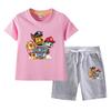 Paw Patrol Summer 2023 Kids' Cotton T-shirt & Shorts 2-Piece Set