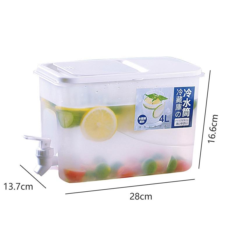 

4000 мл кувшин для воды с краном, бутылка для холодной воды, чайник, кувшины для лимонного сока, кухонная посуда, контейнер для напитков, термостойкий кувшин 4000ml